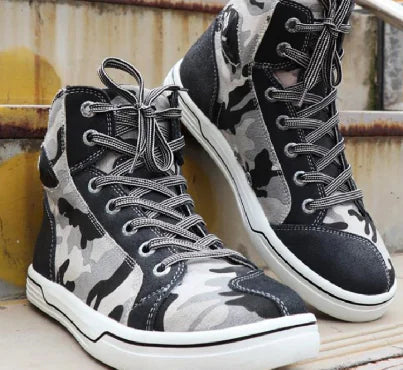 Men's Summer Motorcycle Casual Riding Short Boots