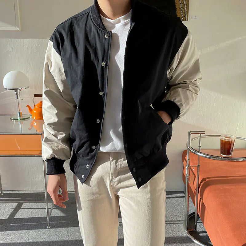 Loose and Versatile Baseball Jacket